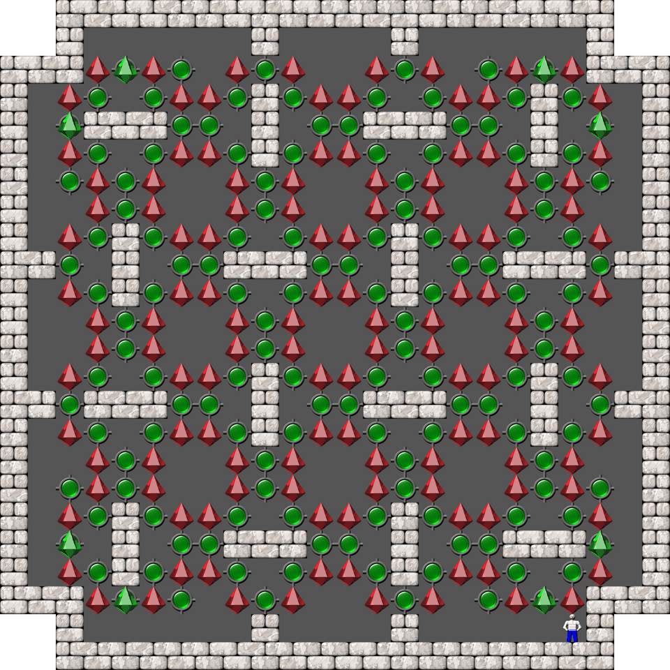 Sokoban Sasquatch 05 Arranged level 52